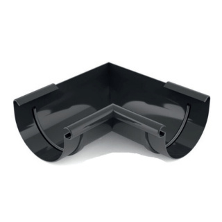 BRYZA PVC Narożnik 125mm / WEWNĘTRZNY (kąt 90°) Grafit (RAL 7021)
