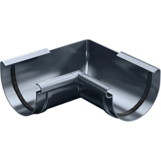 Narożnik wewnętrzny rynny 90° Ø 125 mm ProAqua Budmat 90° Antracyt (RAL 7016)