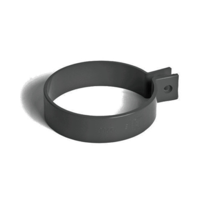 BRYZA PVC Obejma rury 90mm PVC Grafit (RAL 7021)