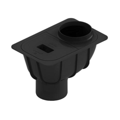 BRYZA PVC Osadnik 110mm Czarny (RAL 9005) BRYZA PVC Osadnik 110mm Czarny (RAL 9005)