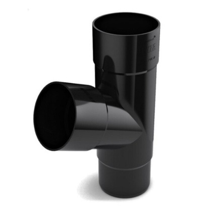 BRYZA PVC Trójnik 90/90/90mm (kąt 67,5°) Czarny (RAL 9005)