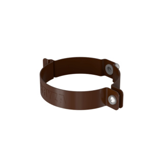 BRYZA STAL Obejma rury 90mm Brąz (RAL 8017)