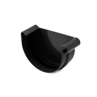 Bryza PVC Denko prawe 125 mm Czarny (RAL 9005)