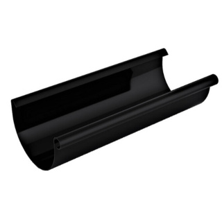 Bryza PVC Rynna 4 mb 125 mm Czarny (RAL 9005)