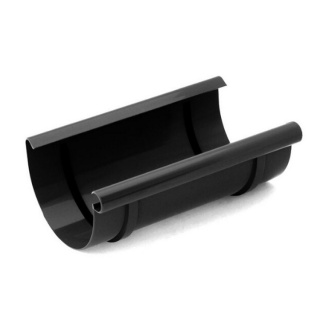 Bryza PVC Złączka rynny 125 mm Czarny (RAL 9005)