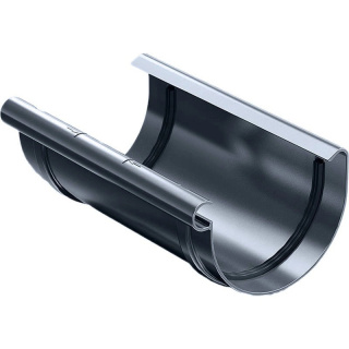 Łącznik / złączka rynny Ø125 mm ProAqua Budmat Antracyt (RAL 7016)