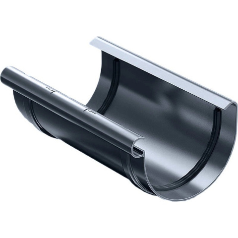 Łącznik / złączka rynny Ø125 mm ProAqua Budmat Antracyt (RAL 7016)