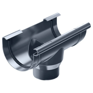 Lej spustowy rynny Ø125/90 mm ProAqua Budmat Antracyt (Ral 7016)