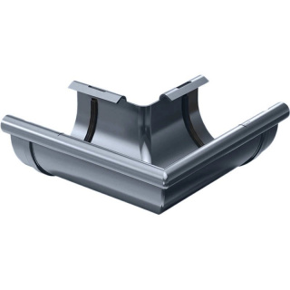 Narożnik zewnętrzny rynny 90° Ø 125 mm ProAqua Budmat 90° Antracyt (RAL 7016)