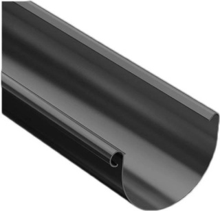 ProAqua Budmat Rynna PVC Ø125mm - 4m Czarny (RAL 9005)