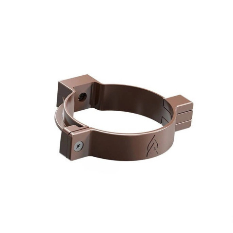 Obejma rury spustowej Ø 90 mm ProAqua Budmat Brąz (Ral 8017) Obejma rury spustowej Ø 90 mm ProAqua Budmat Brąz (Ral 8017)