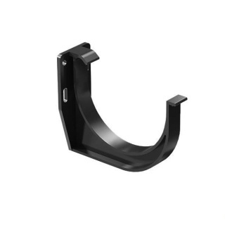 Hak rynnowy doczołowy Ø125 mm ProAqua Budmat Czarny (RAL 9005)