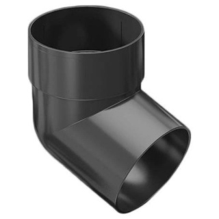Kolanko jedno-kielichowe Ø90 mm ProAqua Budmat 67,5° Czarny (RAL 9005)