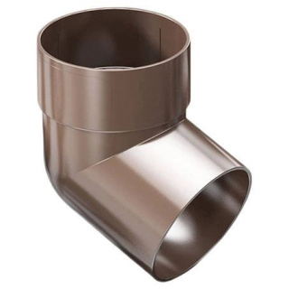 Kolanko jedno-kielichowe Ø90 mm ProAqua Budmat 67,5° Brąz (RAL 8017)