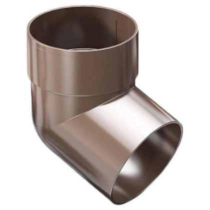 Kolanko jedno-kielichowe Ø90 mm ProAqua Budmat 67,5° Brąz (RAL 8017)