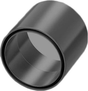 Złączka rury spustowej dwu-kielichowa Ø90 mm ProAqua Budmat Czarny (RAL 9005)