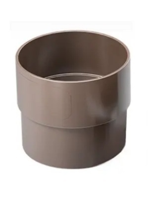 Złączka rury spustowej jedno-kielichowa Ø90 mm ProAqua Budmat Brąz (RAL 8017)