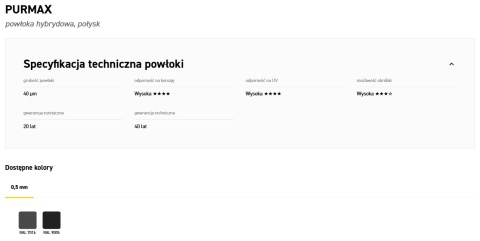 Blacha Płaska Powlekana Blachy Pruszyński - arkusz 1250x2000 mm