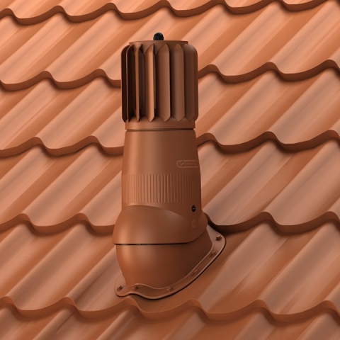 Kominek Wentylacyjny Obrotowy Turbowent EVO DN150 z Odpływem Kondensatu – Wirplast