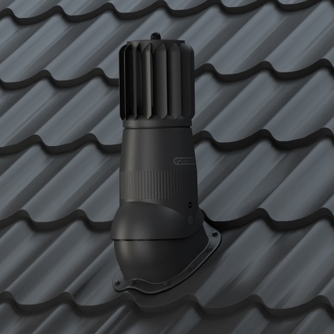 Kominek Wentylacyjny Obrotowy Turbowent EVO DN150 z Odpływem Kondensatu – Wirplast