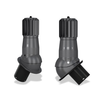 Kominek Wentylacyjny Obrotowy Turbowent EVO DN150 z Odpływem Kondensatu – Wirplast