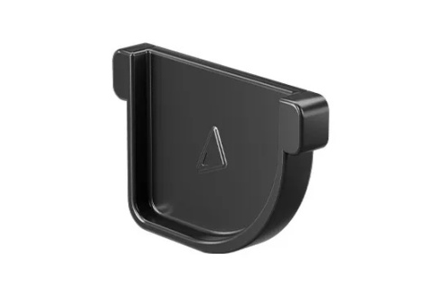 Zaślepka rynny Siba Tech - lewa kwadratowa i prawa półokrągła