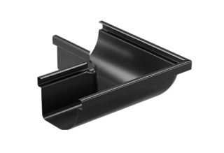 Narożnik rynny stalowej Siba Tech – wewnętrzny kwadratowy i zewnętrzny półokrągły
