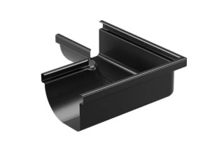 Narożnik rynny stalowej Siba Tech – zewnętrzny kwadratowy i wewnętrzny półokrągły