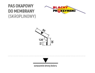 Pas okapowy do membrany (skroplinowy) Pruszyński