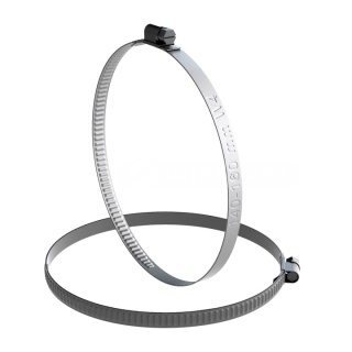 Obejma Ślimakowa Nierdzewna 140–160 mm – W4 (Inox)