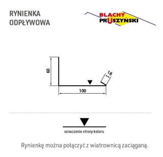 Rynienka odpływowa Typ 2 Pruszyński