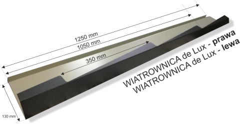 Wiatrownica De Lux Lewa / Prawa Blach-Pol