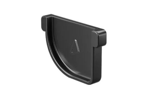 Zaślepka rynny Siba Tech - prawa kwadratowa i lewa półokrągła